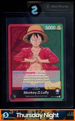 2022 ONE PIECE ROMANCE DAWN #OP01-003 MONKEY.D.LUFFY LEADER - Image 1