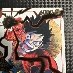 Monkey.D.Luffy - ST01-012 (3rd Anniversary Winner) ST01-012 One Piece Promotion - Image 4
