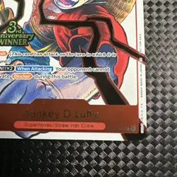 Monkey.D.Luffy - ST01-012 (3rd Anniversary Winner) ST01-012 One Piece Promotion - Image 5