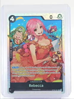 REBECCA 2023 ONE PIECE AWAKENING OF THE NEW ERA SUPER RARE OP05-091 Q1300-1 - Image 1