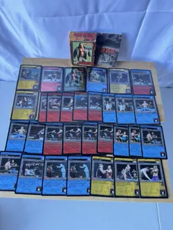WWF Raw Deal Survivor Series Triple H Starter Deck Cards w Box Rulebook - Image 4