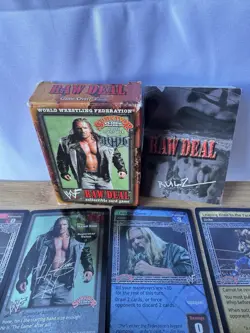 WWF Raw Deal Survivor Series Triple H Starter Deck Cards w Box Rulebook - Image 5