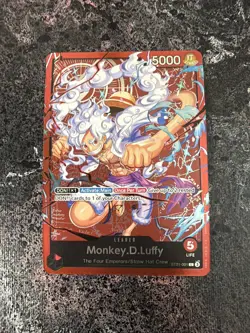 Monkey D Luffy ST21-001 Learn Together Promo Deck Leader One Piece Card English - Image 1