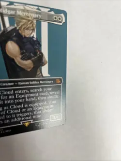 Cloud Midgar Mercenary Borderless Nonfoil Card #0375 MTG - Image 2