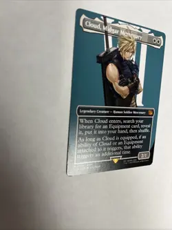 Cloud Midgar Mercenary Borderless Nonfoil Card #0375 MTG - Image 5