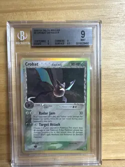 2005 Crobat Delta EX Holo Rare Card 2/113 Species Bgs 9 - Image 1