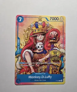 Monkey.D.Luffy (2nd Anniversary Stamped Promo) P-043 One Piece Promotion Cards - Image 1