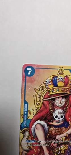 Monkey.D.Luffy (2nd Anniversary Stamped Promo) P-043 One Piece Promotion Cards - Image 2