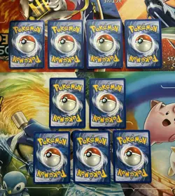 Vintage Pokemon Card Lot Holo Meowth Electrode Wigglytuff - Image 2