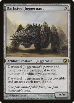 Darksteel Juggernaut Scars of Mirrodin NM Artifact Rare MAGIC CARD ABUGames - Image 1