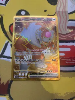 Bloodmoon Ursaluna EX Hyper Rare Holo Card 222/167 Sv06 Twilight Masquerade - Image 1
