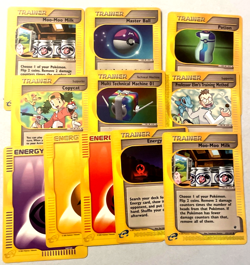 Nm-lp EXPEDITION e-card Pokemon trainer energy lot master ball copycat fire - Image 1