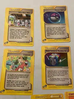 Nm-lp EXPEDITION e-card Pokemon trainer energy lot master ball copycat fire - Image 2