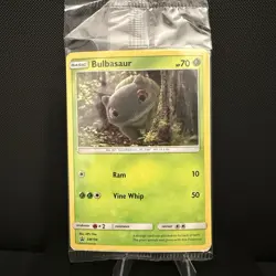 Bulbasaur - SM198 Detective Pikachu Pokemon Card Black Star Promo SEALED! - Image 1