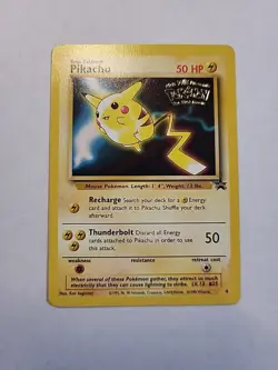 POKEMON PIKACHU AND ELECTABUZZ THE FIRST MOVIE PROMO CARDS - Black Star - Image 2