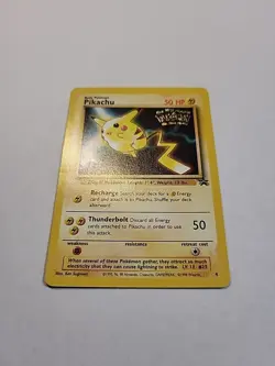 POKEMON PIKACHU AND ELECTABUZZ THE FIRST MOVIE PROMO CARDS - Black Star - Image 3