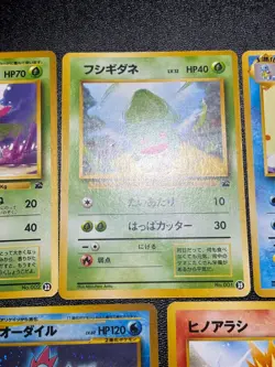 (LP) 9set Bulbasaur Ivysaur Squirtle Feraligatr etc Intro Japanese Pokemon card - Image 3