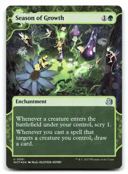 Season of Growth (Foil) #61 Wilds of Eldraine: Enchanting Tales - Image 1