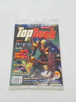 Top Deck Magazine March 2000 Issue 04 Includes MTG Pack Sealed + Wartortle Promo - Image 1