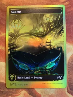 MTG 5 x First-Place Foil Basic Land Aetherdrift Near-Mint!! - Image 4