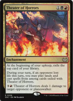 Theater of Horrors R Commander: Duskmourn: House of Horror 236 LP-NM - Image 1