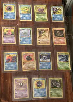 1999 Pokemon TCG 1st Edition Fossil Set Vintage Cards lot WOTC ALL NM - Image 1