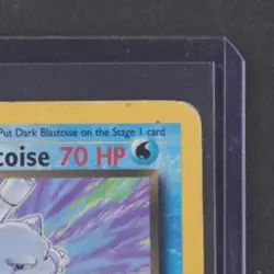2000 POKEMON TEAM ROCKET #20/82 DARK BLASTOISE NON HOLO RARE - Image 5