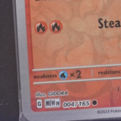 2023 POKEMON SV 151 - MEW EN #004/165 CHARMANDER EB GAMES STAMPED PROMO - SEALED - Image 5