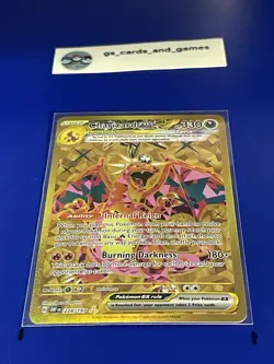 Charizard ex 228/197 Gold Hyper Rare Holo Sv03: Obsidian Flames - Pokemon TCG - Image 1