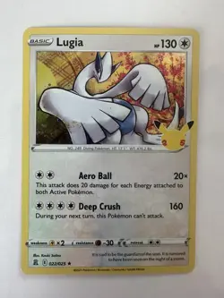 Pokemon TCG Lugia Celebrations 022/025 Holo Rare NM - Image 1