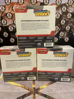 Pokemon Surging Sparks Booster Bundle Sealed NEW 🔥 LOT OF 3!! - Image 3