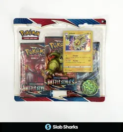 POKEMON TCG SWORD & SHIELD BATTLE STYLES HANGER JOLTEON PROMO SEALED - Image 1