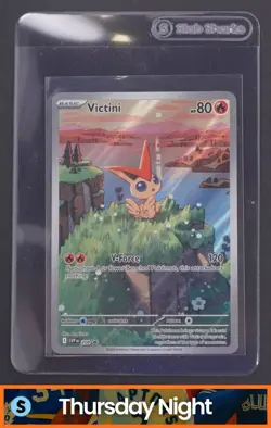 2023 POKEMON SV BLACK STAR PROMOS - SVP EN #208 VICTINI ILLUSTRATION COLLECTION - Image 1