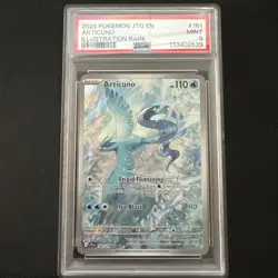 2025 Pokemon PSA 9 Articuno #161/159 SV Journey Together Illustration Rare IR - Image 1