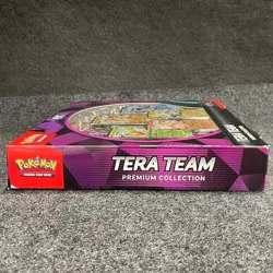 POKEMON TCG: Ex Tera Team Premium Collection, Sealed Box has Dents - Image 5