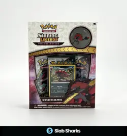 POKEMON TCG SHINING LEGENDS PIN COLLECTION SEALED BOX ZOROARK - Image 1