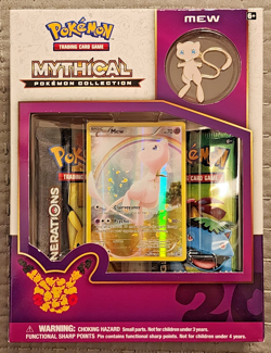 NEW Pokemon TCG: Mythical Collection - Generations - Mew - 20th Anniversary - Image 1