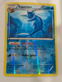 Vaporeon 22/98 - XY Ancient Origins Pokemon Reverse Holo Foil Nice! - Image 1