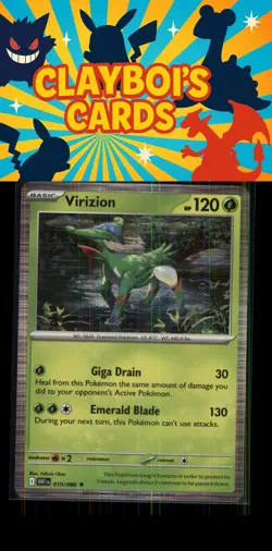 Virizion Holo Rare SV: White Flare Pokemon TCG 010/086 NM+ - Image 1