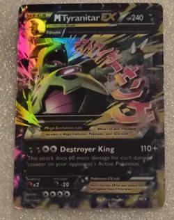 Pokemon TCG: XY Ancient Origins M Tyranitar EX 43/98 Ultra Rare NM - Image 1