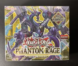 YuGiOh TCG Phantom Rage 1st Edition Factory Sealed Booster Box Brand New - Image 1