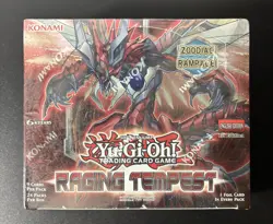 YuGiOh TCG Raging Tempest 1st Edition Factory Sealed Booster Box - Image 1
