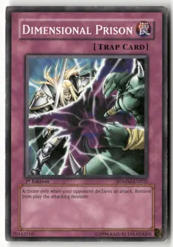 #SDMM-EN032 - Dimensional Prison - 1st Ed WB1 C Lightly played - Image 1