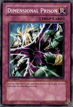 Yu-Gi-Oh! Dimensional Prison - SDMM-EN032 - Common - 1st Ed - Image 1
