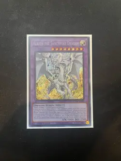 Yugioh Albion The Sanctifire Dragon CYAC-EN035 Secret Rare 1st Edition NM! - Image 1