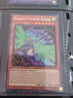 Radiant Typhoon Krosea DOOD-EN015 Secret Rare Yu-Gi-Oh - Image 1