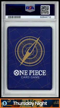 2024 ONE PIECE #OP06-118 RORONOA ZORO MANGA ALTERNATE ART PSA 10 - Image 2