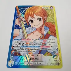 Nami (Alternate Art) - OP11-041 - L - NM - A Fist of Divine Speed - One Piece - Image 2