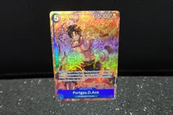 Portgas D Ace OP08-052 Alt Art AA Two Legend One Piece Foil Blue - Image 1