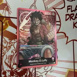 One Piece English Monkey.D.Luffy ST01-001 Leader Foil - Near Mint - Image 2